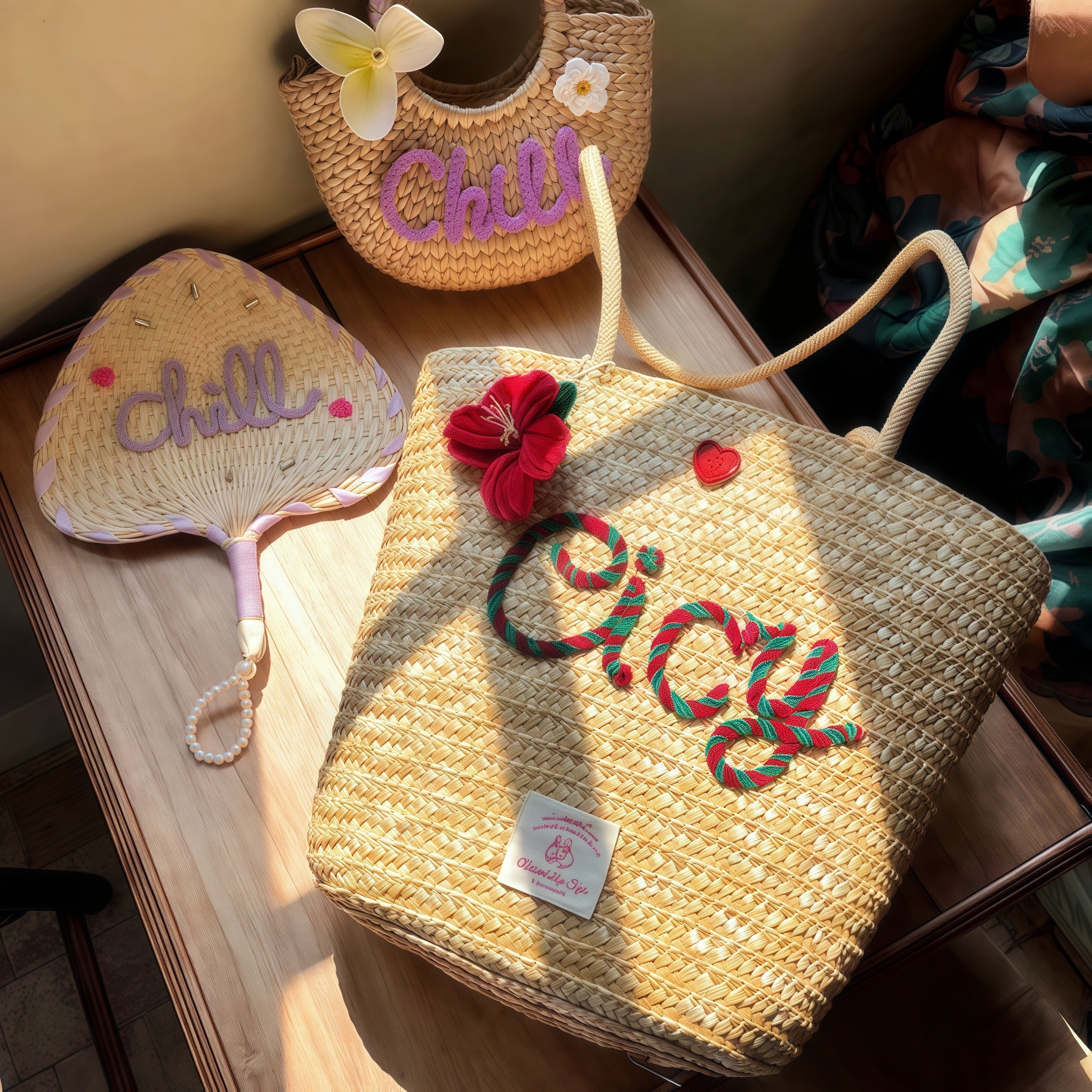 #119 Handwoven Beach Bag