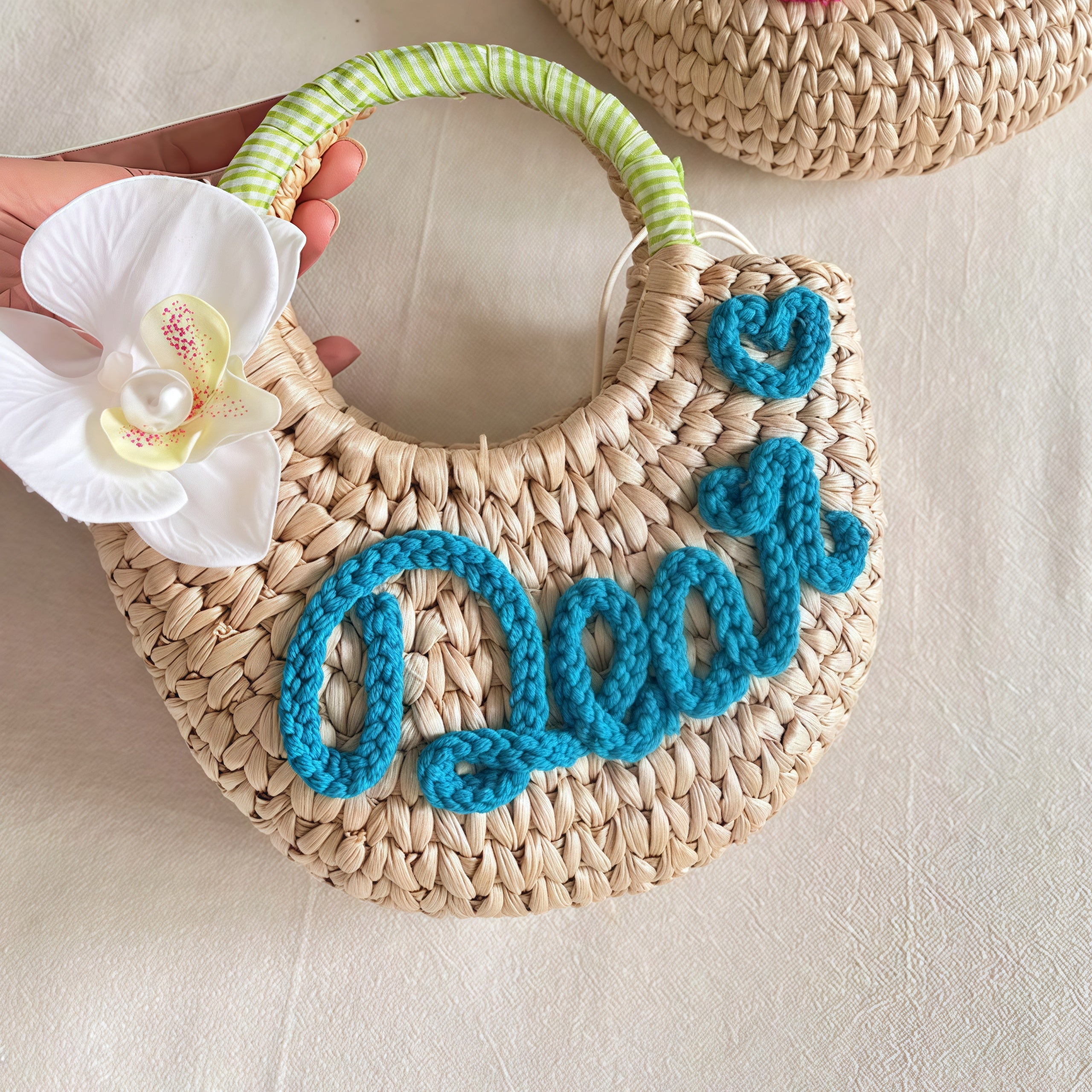 Handwoven Moon Bag